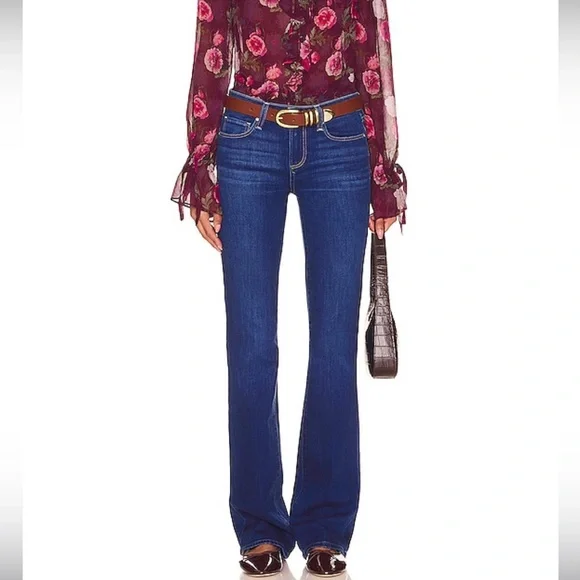 Paige Manhattan Dark wash Bootcut Jeans Sz 27 ECU - Picture 1 of 10